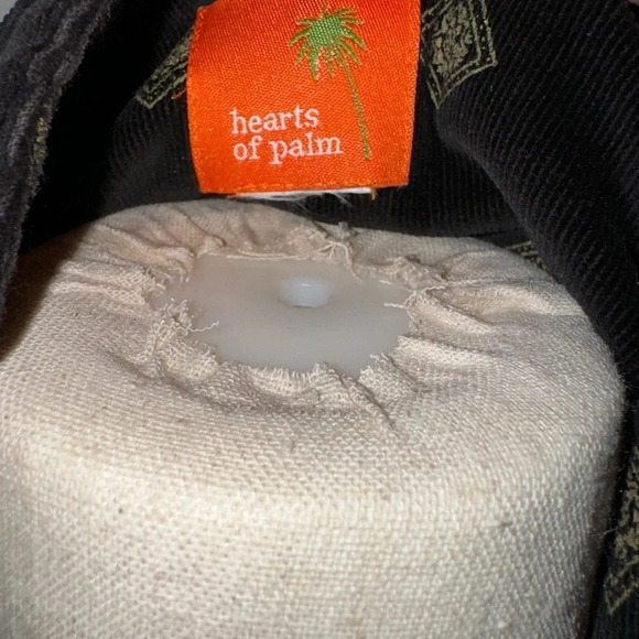 Hearts of Palms printed Corduroy Jacket with embroidered borders-size approx Lg - Picture 13 of 14